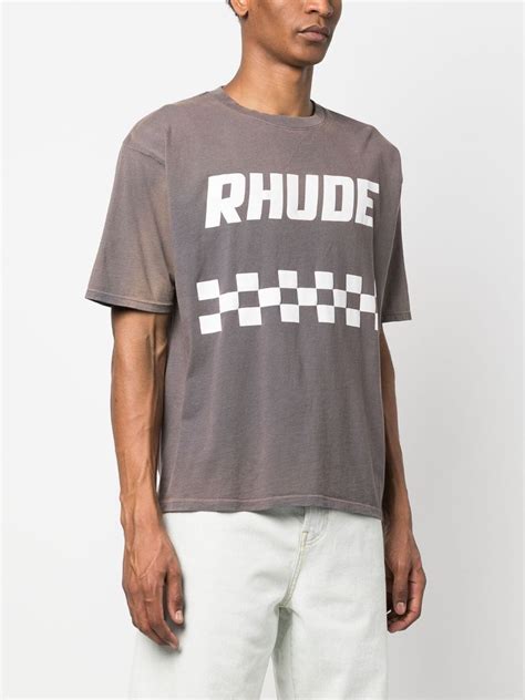 rhude shirt mens|rhude oversized t shirt.